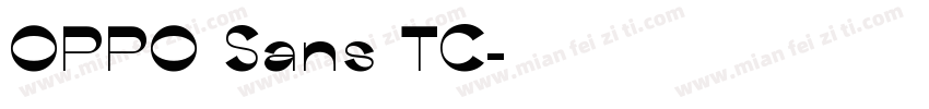 OPPO Sans TC字体转换